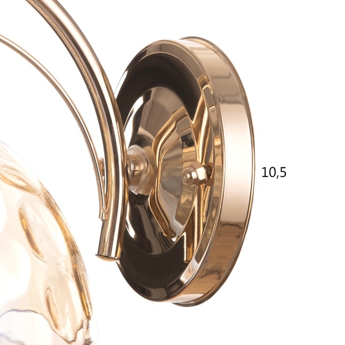 Бра Бра "Руби" 1х40Вт Е27 Золото 21х15х15см