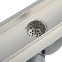 Трап линейный AFLORN AF20307-70, 700х70 мм, c флaнцeм своб. вращения 360&deg;, нерж. сталь