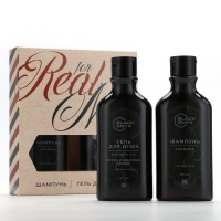 Подарочный набор косметики BLACK ONYX, гель для душа и шампунь для волос, 2 х 290 мл, аромат перца и агарового дерева, HARD LINE Подарочный набор косметики BLACK ONYX, гель для душа и шампунь для волос, 2 х 290 мл, аромат перца и агарового дерева, HARD LINE