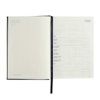 Ежедневник датированный 2024 A5 176 листов, deVENTE.Symbol, твёрдая обложка из искусственной кожи, тиснение фольгой, ляссе, кремовый блок 70 г/м2, синий Ежедневник датированный 2024 A5 176 листов, deVENTE.Symbol, твёрдая обложка из искусственной кожи, тиснение фольгой, ляссе, кремовый блок 70 г/м2, синий