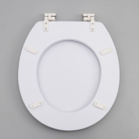 Сиденье для унитаза с крышкой &laquo;Плюмерия&raquo;, 40&times;37 см