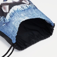 Мешок для обуви на шнурке, цвет голубой Мешок для обуви на шнурке, цвет голубой