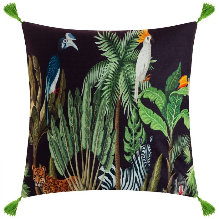 Наволочка декоративная с кисточками Этель &laquo;Фауна&raquo;, 43х43 см