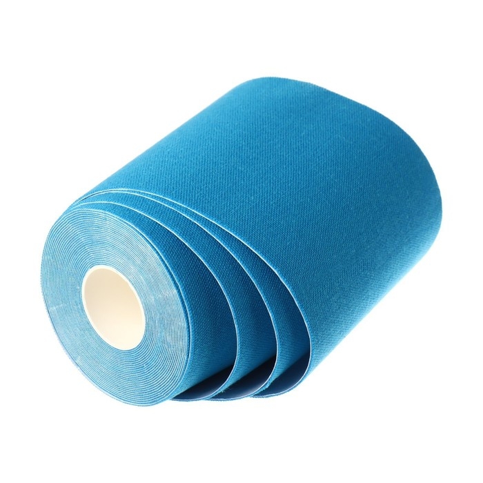 Кинезио - тейп, 10 см &times; 5 м, цвет синий