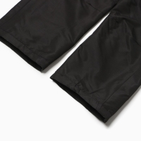 Брюки утеплённые для девочек, цвет чёрный, рост 128 см