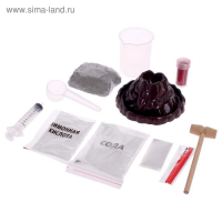 Набор для опытов «Время динозавров», вулкан и раскопки Набор для опытов «Время динозавров», вулкан и раскопки