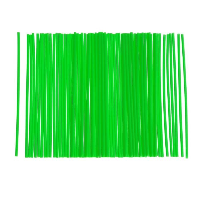 Накладки на спицы мотоцикла, 23&times;0,5 см, зелёный, набор 72 шт