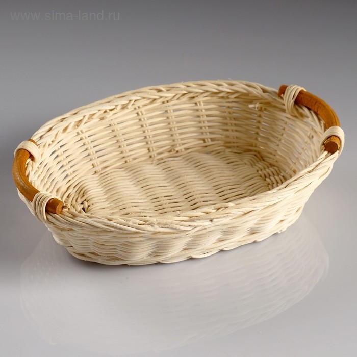 Корзина с ручками, 16&times;23&times;5 см, ротанг