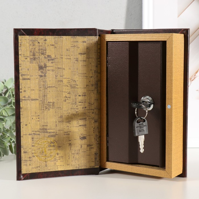 Сейф дерево книга Мой капитал 21*13*5 см