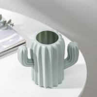 Ваза для цветов, 7,5&times;13&times;11,2 см, 350 мл, цвет МИКС