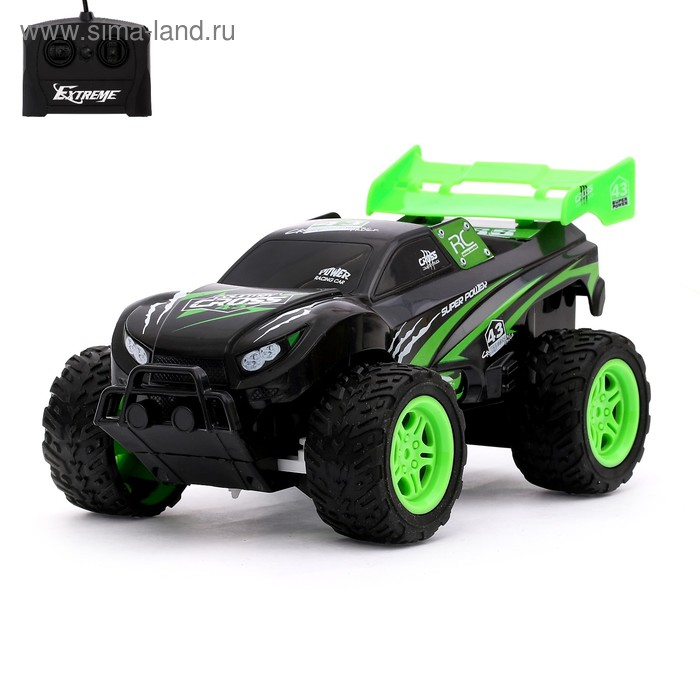 Джип радиоуправляемый &laquo;Исследователь&raquo;, работает от батареек, цвет зелёный