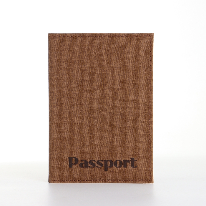 Обложка для паспорта, цвет коричневый Обложка для паспорта, цвет коричневый