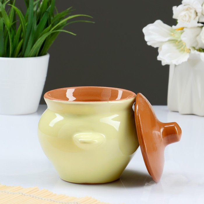 Набор горшков №5 с ручками 4х0,5л, МИКС Набор горшков №5 с ручками 4х0,5л, МИКС