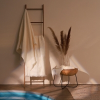 Полотенце вафельное SL HOME: Boho "Айвори" 50х90 см, 100% хлопок, 300 г/м2 Полотенце вафельное SL HOME: Boho "Айвори" 50х90 см, 100% хлопок, 300 г/м2