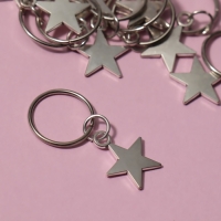 Пирсинг для волос «Звезда», 2,8 × 1,3 см, 10 шт, цвет серебристый Пирсинг для волос «Звезда», 2,8 × 1,3 см, 10 шт, цвет серебристый