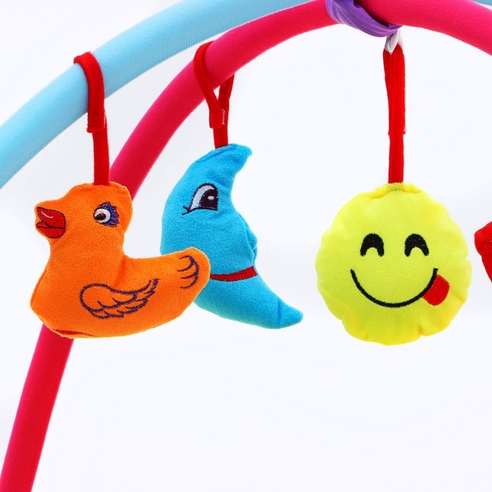 Развивающий коврик с дугами «Путешествие», 85х85 см, Крошка Я Развивающий коврик с дугами «Путешествие», 85х85 см, Крошка Я