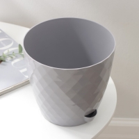 Горшок для цветов с прикорневым поливом &laquo;Румба&raquo;, 3 л, цвет серый