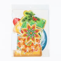 Набор для оформления Нового года &laquo;Новогодняя коллекция: 2025&raquo;, 10 предм., 16 х 21 см