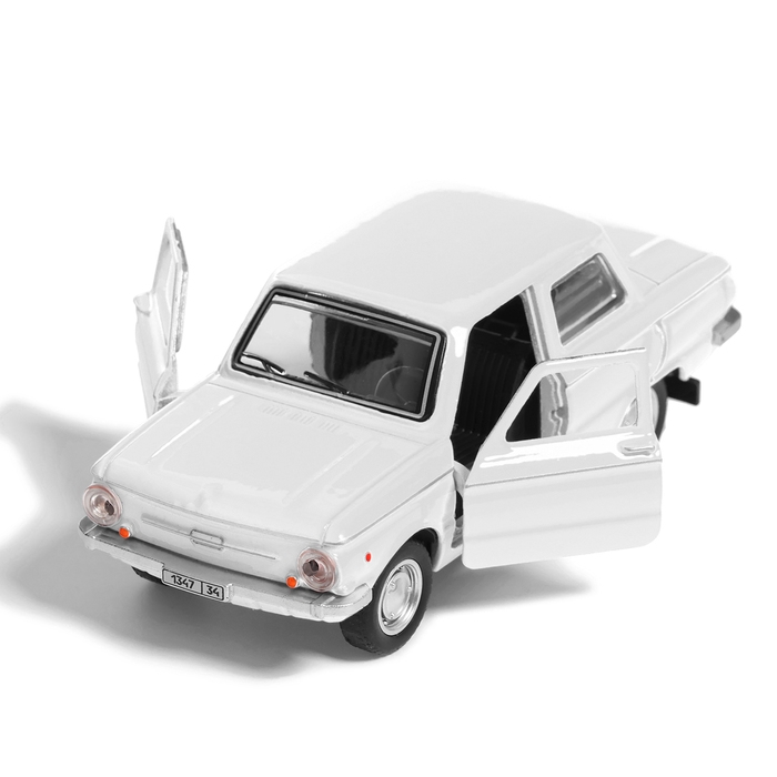 Машина металлическая «Запорожец», инерция, 12 см, белый Машина металлическая «Запорожец», инерция, 12 см, белый