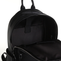 Рюкзак женский городской на молнии, Fidelio Largo, 4 наружных кармана, цвет чёрный Рюкзак женский городской на молнии, Fidelio Largo, 4 наружных кармана, цвет чёрный