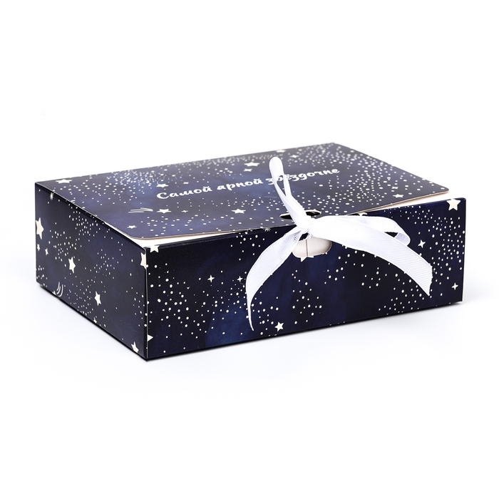 Коробка складная Коробка складная "Самой яркой звездочке" 16 х 12 х 5 см