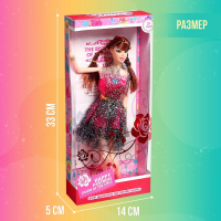 Кукла-модель шарнирная «Алла» в платье, МИКС Кукла-модель шарнирная «Алла» в платье, МИКС