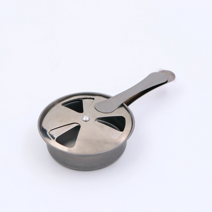 Мармит из нержавеющей стали круглый на подставке для подогрева, 26&times;22 см, стеклянная крышка