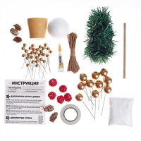 Набор для творчества &laquo;Новогоднее дерево&raquo;, красный