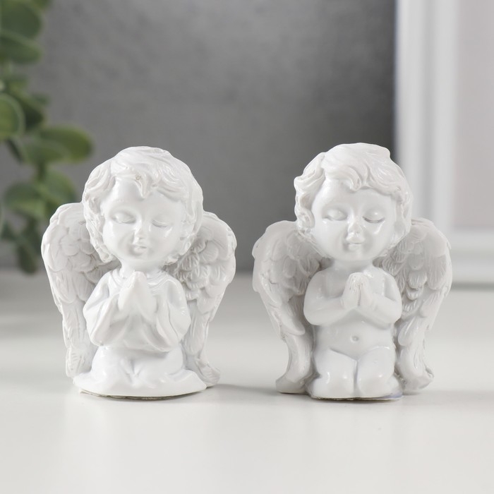 Сувенир полистоун "Ангельское дитя" МИКС 2,5х4х5,5 см