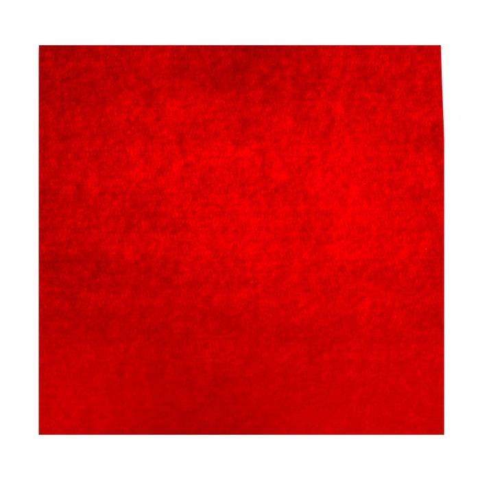 Лоскут для рукоделия, 50 &times; 50 см, фетр красный, 160 гр/м&sup2;