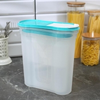 Набор банок &laquo;Стайл&raquo;, 3 шт: 1,3 л; 2,2 л; 4 л, прозрачный, крышки микс