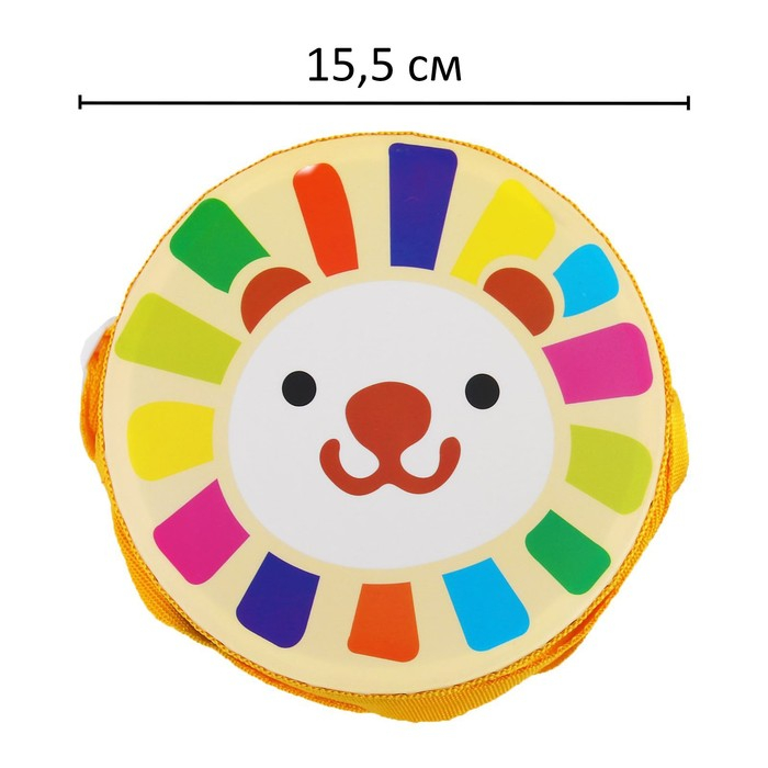 Музыкальная игрушка «Барабан», с рисунком, цвета микс, бумажная мембрана Музыкальная игрушка «Барабан», с рисунком, цвета микс, бумажная мембрана