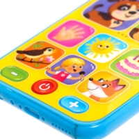 Музыкальный телефон «Потешки для малыша», звуковые эффекты, работает от батареек Музыкальный телефон «Потешки для малыша», звуковые эффекты, работает от батареек