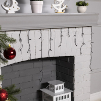 Гирлянда «Бахрома» 3 × 0.5 м, IP20, тёмная нить, 80 LED, свечение мульти, 8 режимов, 220 В Гирлянда «Бахрома» 3 × 0.5 м, IP20, тёмная нить, 80 LED, свечение мульти, 8 режимов, 220 В