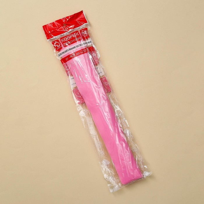 Коврик для выпечки с разметкой Доляна &laquo;Буссен&raquo;, силикон, 61,5&times;41,5 см, цвет МИКС