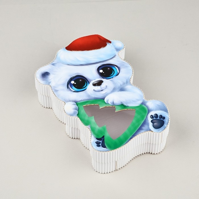 Коробка подарочная &laquo;Дружок&raquo;, 21 х 15 х 5 см, Новый год