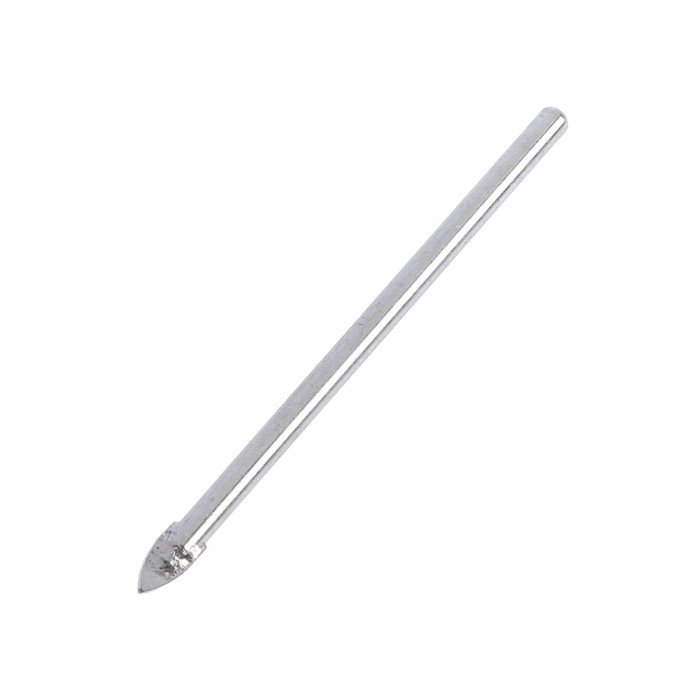 Сверло по керамике твердосплавное ТУНДРА, цилиндрический хвостовик, 4 мм Сверло по керамике твердосплавное ТУНДРА, цилиндрический хвостовик, 4 мм