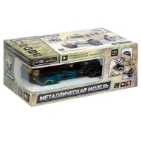 Джип металлический, 1:24, открываются двери, капот, багажник, инерция, цвет чёрный Джип металлический, 1:24, открываются двери, капот, багажник, инерция, цвет чёрный