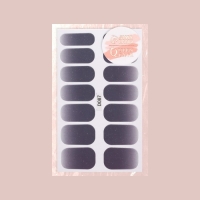 Плёнки для маникюра, 14 шт, с блёстками, цвет графитовый Плёнки для маникюра, 14 шт, с блёстками, цвет графитовый