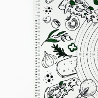 Силиконовой коврик для выпечки &laquo;Pizza time&raquo;, 50 х 70 см