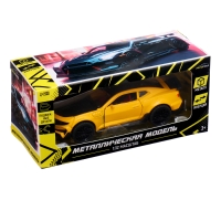 Машина металлическая &laquo;Спорт&raquo;, инерция, открываются двери, багажник, цвет жёлтый