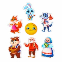 Набор развивающих магнитов. Театр по мотивам русской народной сказки &laquo;Колобок&raquo;