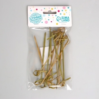 Шпажки &laquo;Узелок&raquo;, бамбук, 12 шт.