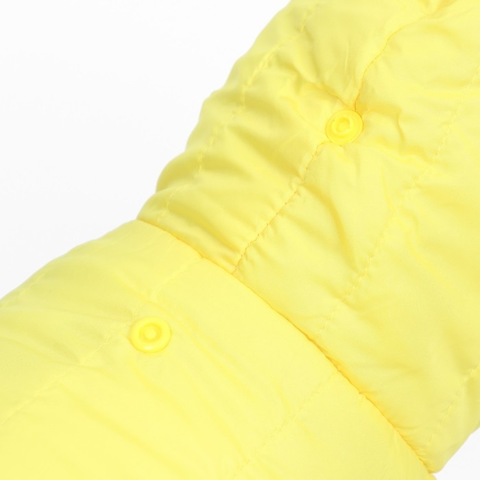 Комбинезон "Пушок", размер L (ДС 35 см, ОГ 47, ОШ 36 см), жёлтый