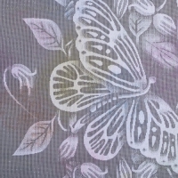 Тюль на кухню со шторной лентой, 300х160 см, 100% полиэстер