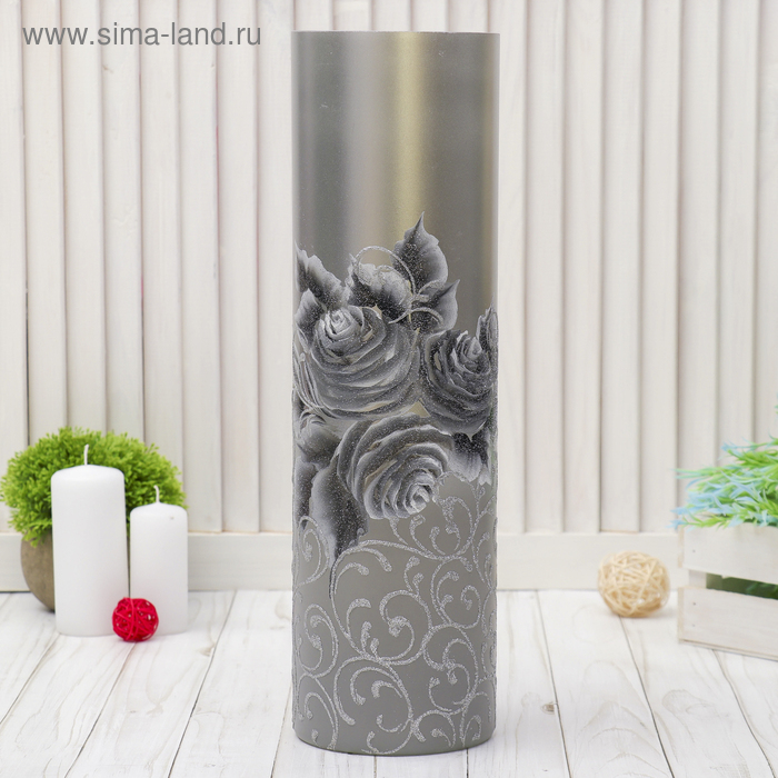 Ваза "Сильвер" 40 х12 см