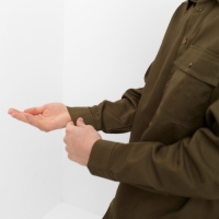 Рубашка мужская MIST oversize р.50, хаки