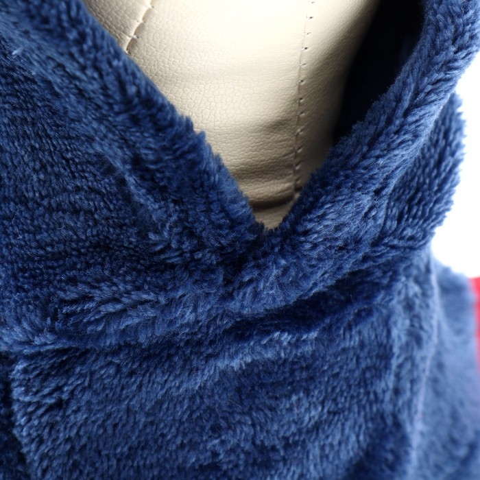 Комбинезон "Акула" с капюшоном, размер S (ДС 25 см, ОГ 35 см, ОШ 25 см), синий