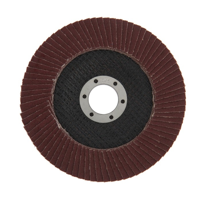 Круг лепестковый торцевой ТУНДРА, 125 х 22 мм, Р120