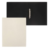 Папка А4, на 2 кольцах, Calligrata DeLuxe, 700 мкм, корешок 25 мм, молочная Папка А4, на 2 кольцах, Calligrata DeLuxe, 700 мкм, корешок 25 мм, молочная